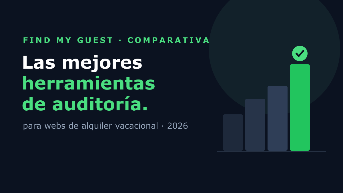 Las mejores herramientas de auditoría web para anfitriones de alquiler de corta duración (2026)