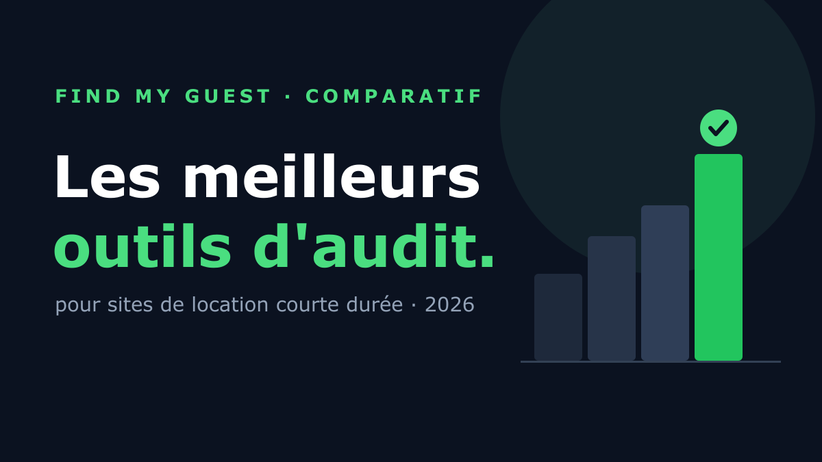 Les meilleurs outils d'audit de site pour les hôtes de location courte durée (2026)