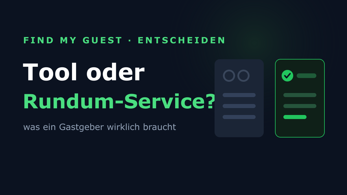 DIY-SEO-Tool oder fertiges Audit: was braucht ein Kurzzeitvermieter wirklich?