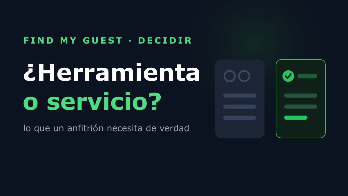 ¿Herramienta SEO para hacerlo tú mismo o auditoría llave en mano: qué necesita de verdad un anfitrión de alquiler de corta duración?