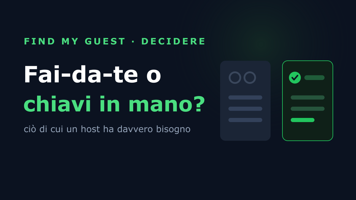 Strumento SEO fai-da-te o audit chiavi in mano: cosa serve davvero a un host di affitti brevi?