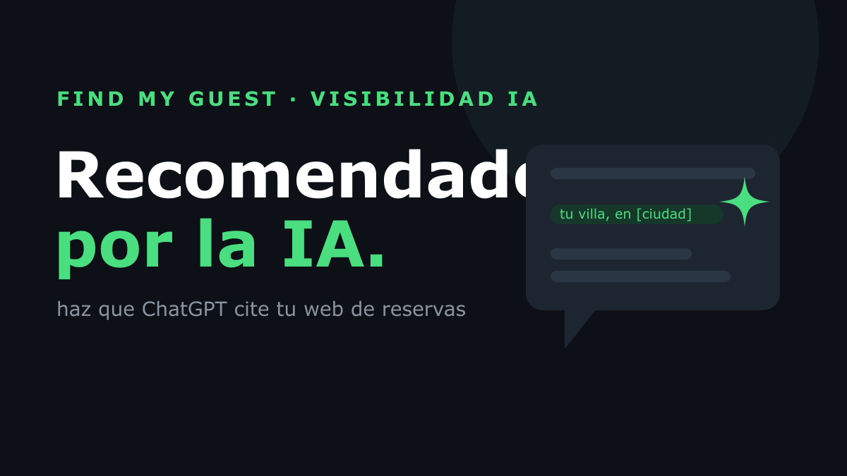 La IA es la nueva recepción: cómo hacer que encuentren tu alquiler en la búsqueda de viajes con IA