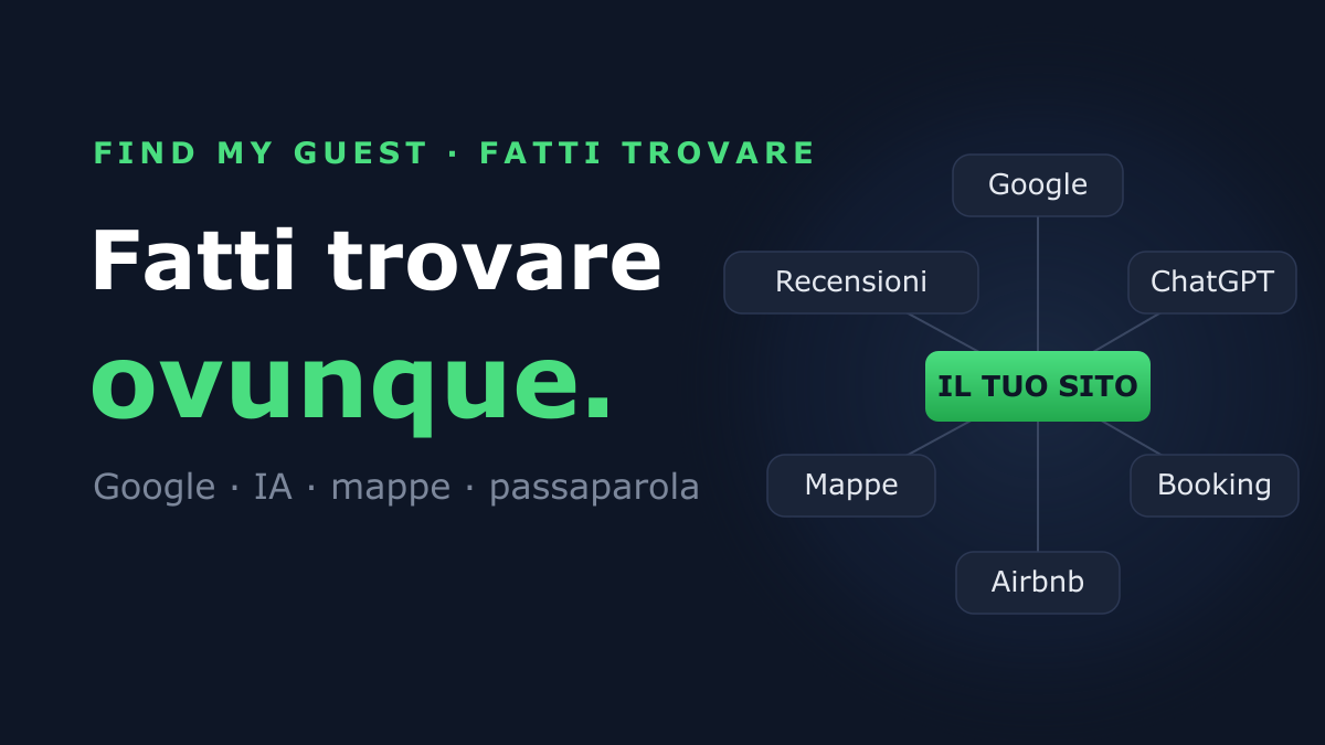 Come farsi trovare: la guida per essere scoperti con gli affitti brevi