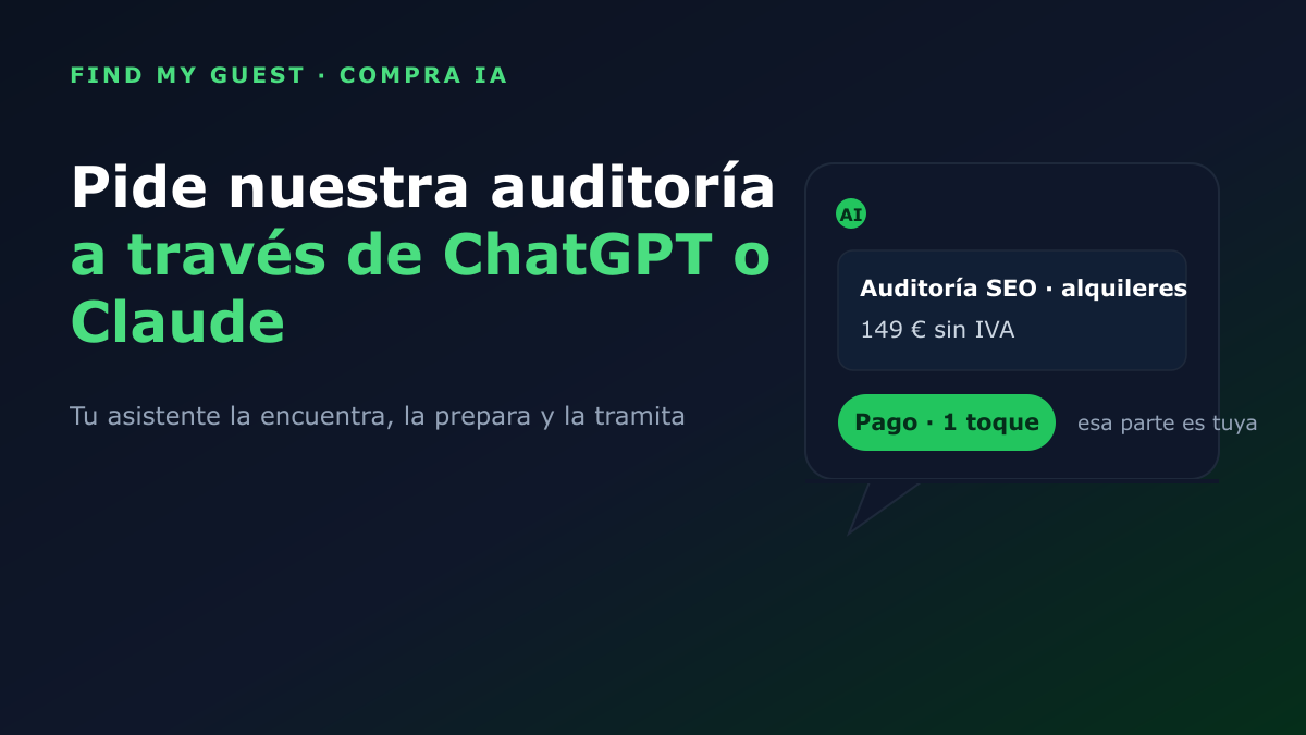 Ya puedes pedir nuestra auditoría SEO a través de ChatGPT o Claude