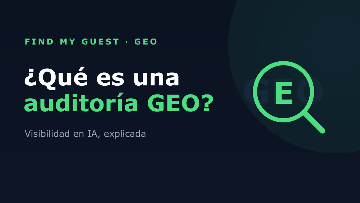 GEO para alquileres vacacionales: cómo conseguir que te citen ChatGPT, Gemini y Perplexity