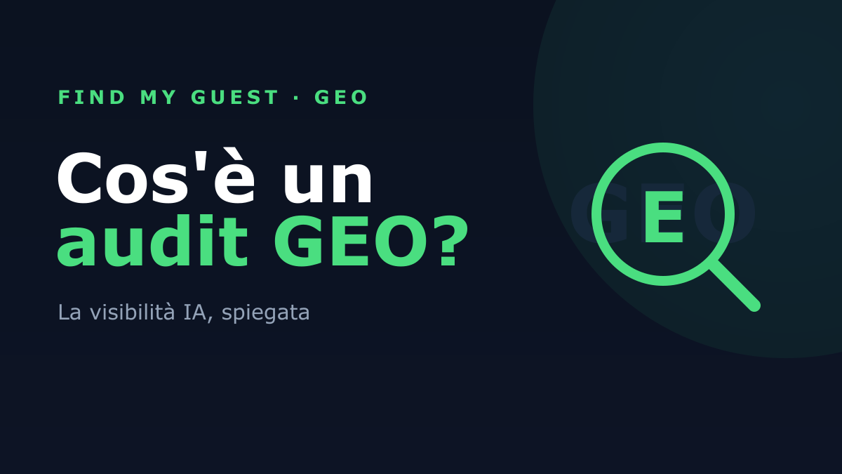 GEO per case vacanza: come farti citare da ChatGPT, Gemini e Perplexity